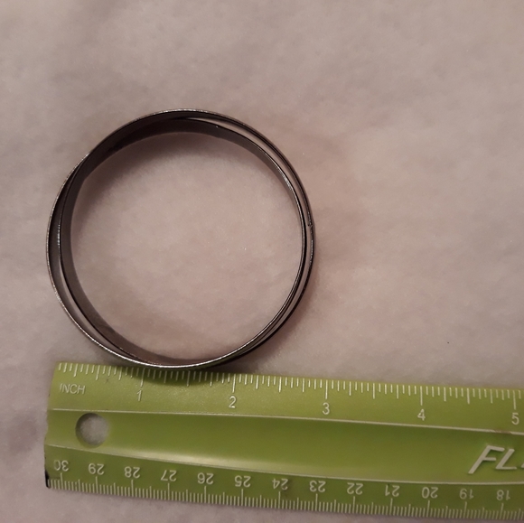 Chrome Double Bangle Bracelet - Picture 3 of 5